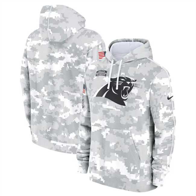 Men's Carolina Panthers 2024 Arctic Camo Salute To Service Club Fleece Pullover Hoodie,We sell and wholesale Men's Carolina Panthers 2024 Arctic Camo Salute To Service Club Fleece Pullover Hoodie on line form chian!